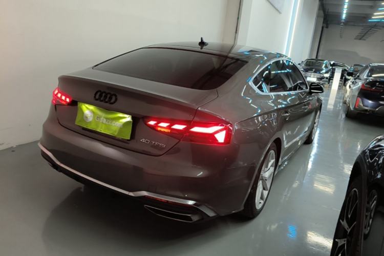 Used Audi A5 2023 Sportback 40 TFSI Fashionable and Dynamic Model Rear Right 45 Deg