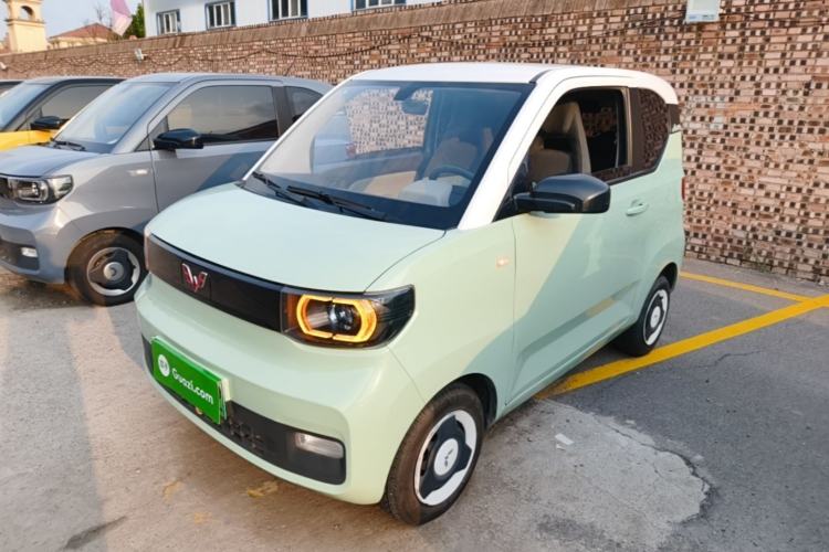 Used Wuling Hongguang MINIEV 2021 Macaron Fashion Model Lithium Iron Phosphate Guazi used car, China used car export, Used car for sale, Used Wuling cars, Cheapest cars for sale, Electric vehicle, New energy car