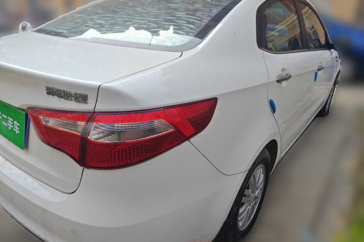 Used Kia K2 2012 Sedan 1.4L MT GLS Commemorative Edition Rear Right 45 Deg