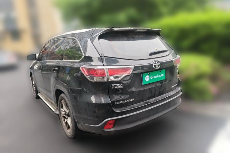 Used Toyota Highlander 2017 2.0T Four-Wheel Drive Luxury Edition 7 Seats Rear Left 45 Deg