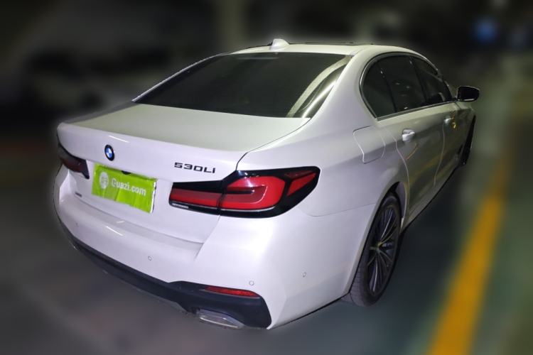 Used BMW 5 Series 2022 Revised Version 530Li xDrive M Sport Package Rear Right 45 Deg
