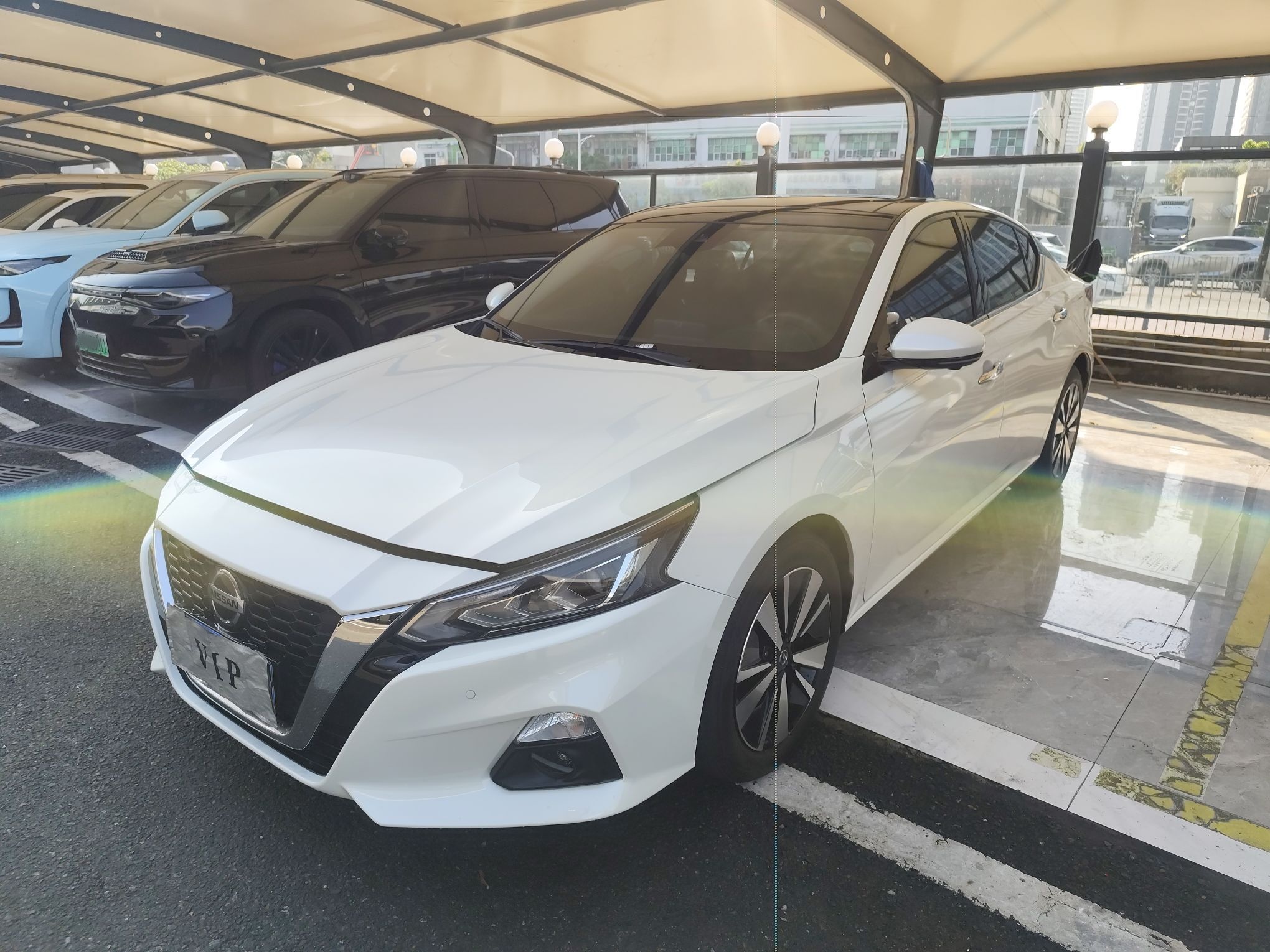 تحت مقدمة السيارة