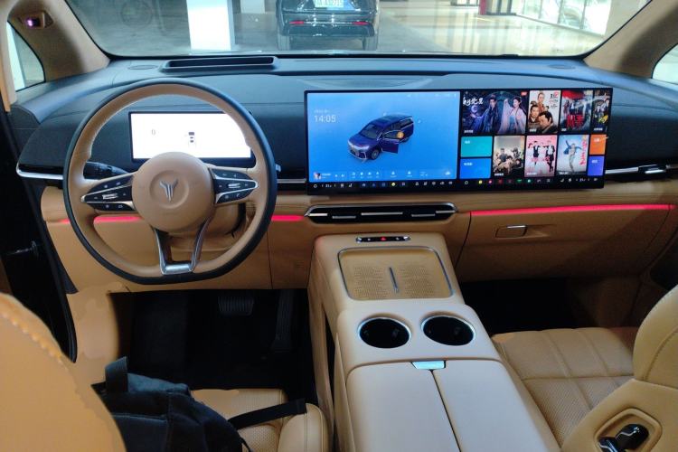 Used VOYAH Dream 2025 PHEV Four-Wheel-Drive Flagship Kunpeng Edition Center Console