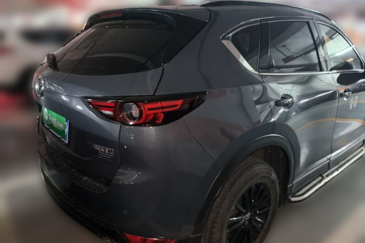 Used Mazda CX-5 2021 2.0L Automatic Two-Wheel Drive Black Knight Rear Right 45 Deg