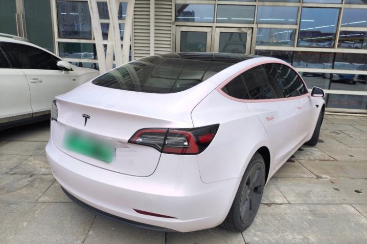 Used Tesla Model 3 2020 Revised Version Standard Range Rear-Wheel Drive – Upgraded Edition Rear Right 45 Deg