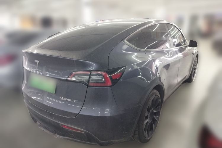 Used Tesla Model Y 2022 Rear-Wheel-Drive Version Rear Right 45 Deg