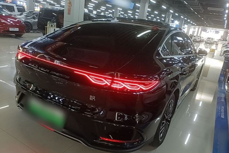 Used BYD Han 2023 EV Champion Edition 506KM Front-Wheel-Drive Premium Model Rear Right 45 Deg