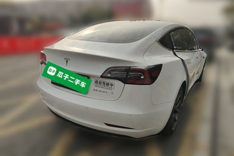 Used Tesla Model 3 2020 Standard Range Rear-Wheel Drive Upgraded Version Rear Right 45 Deg