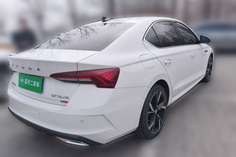 Used Skoda Octavia 2021 PRO TSI280 DSG Luxury Edition Rear Right 45 Deg