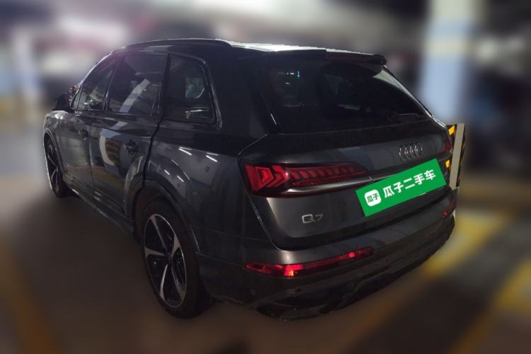 Used Audi Q7 2021 55 TFSI quattro S line Sport model Rear Left 45 Deg