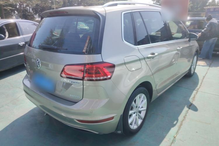 Used Volkswagen Golf Sportsvan 2019 280TSI Automatic Trendy Model China VI Standard Rear Right 45 Deg