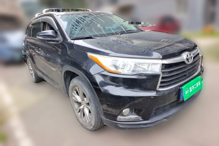 Used Toyota Highlander 2015 2.0T Four-Wheel Drive Elite Edition 7-Seater Front Right 45 Deg