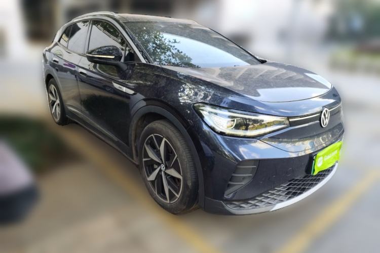 Used Volkswagen ID.4 CROZZ 2021 Long-Range Lite PRO Two-Wheel Drive Version Front Right 45 Deg