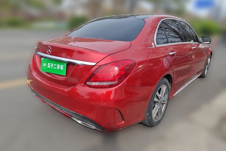 Used Mercedes-Benz C-Class 2018 C 200 L Sport Edition Rear Right 45 Deg