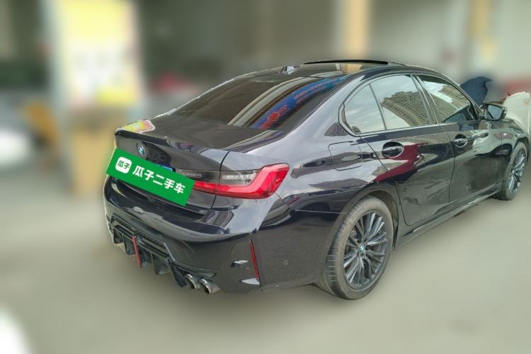 Used BMW 3 Series 2023 325i M Sport Night Edition Package Rear Right 45 Deg