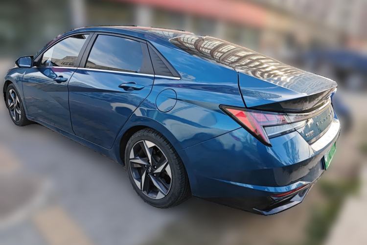 Used Hyundai Elantra 2022 1.5L CVT LUX Prestige Edition Rear Left 45 Deg