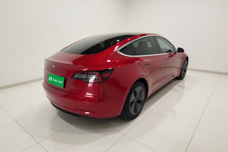 Used Tesla Model 3 2020 Standard Range Rear-Wheel Drive Upgraded Version Rear Right 45 Deg