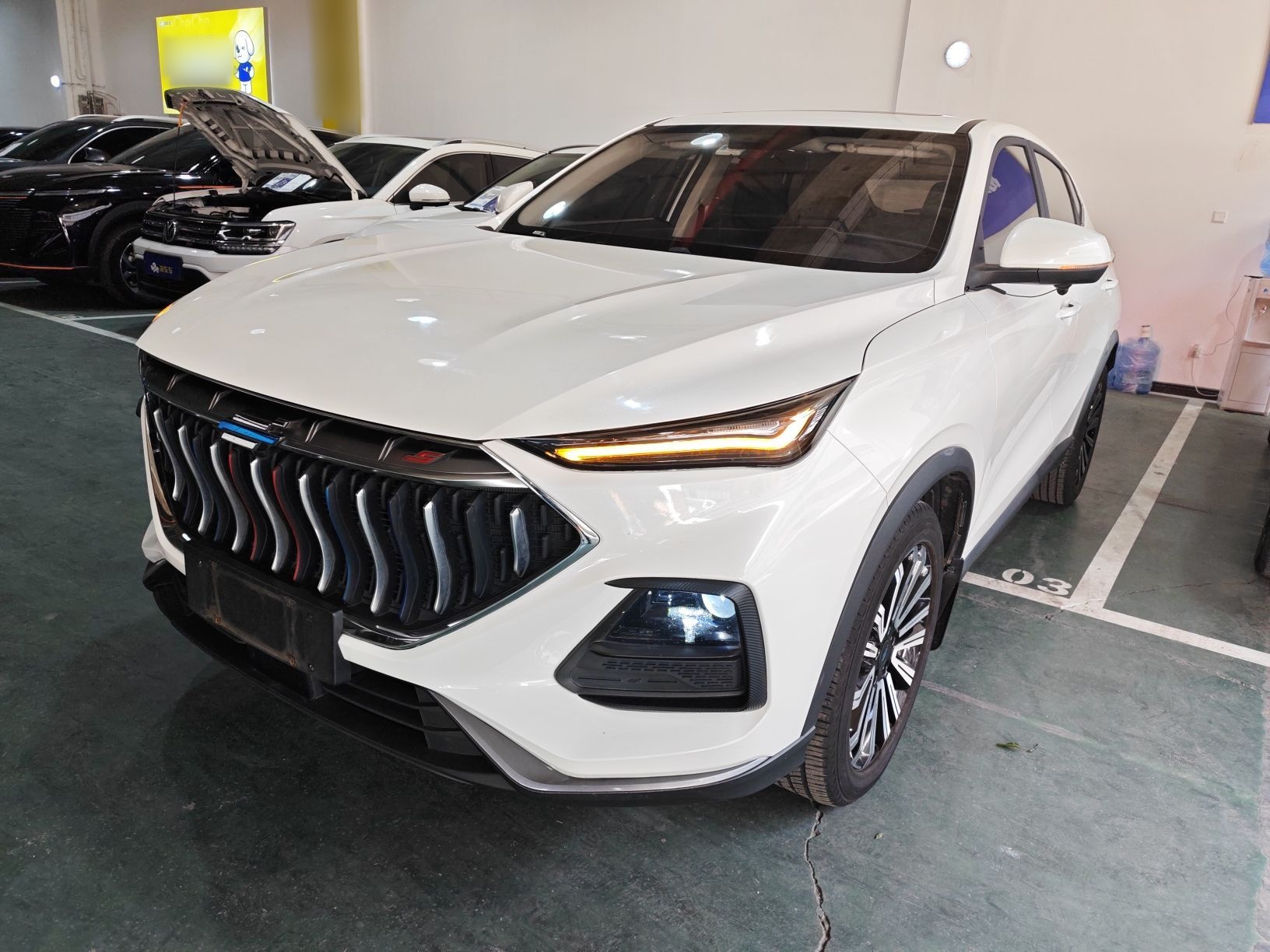 تحت مقدمة السيارة