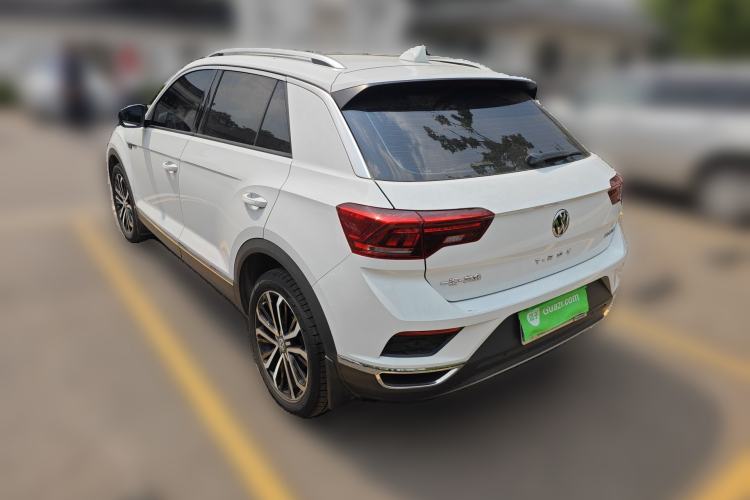 Used Volkswagen T-ROC 2019 280TSI DSG Two-Wheel-Drive Luxury Version China V Emission Standard Rear Left 45 Deg