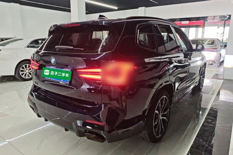 Used BMW X3 2022 Facelift xDrive30i Luxury Edition M Night Edition Package Rear Right 45 Deg