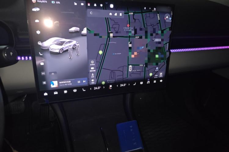 Used Zeekr 007 2024 Rear-Drive Intelligent Driving Version 75 kWh Audio And AC Panel