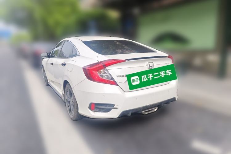 Used Honda Civic 2019 220TURBO CVT Dynamic Edition China VI Emission Standard Rear Left 45 Deg