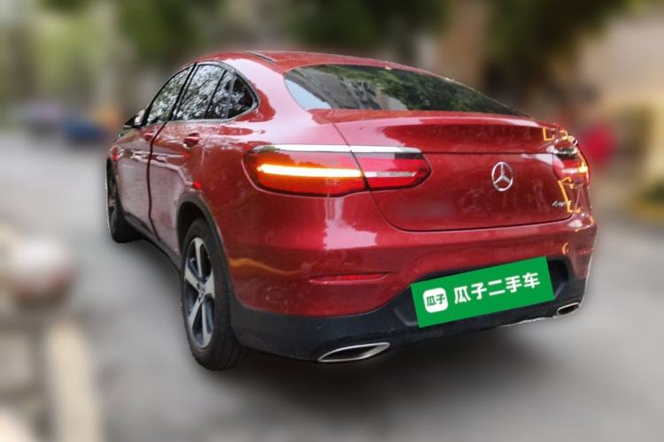 Used Mercedes-Benz GLC Coupe 2019 Facelift GLC 200 4MATIC Coupe SUV Rear Left 45 Deg