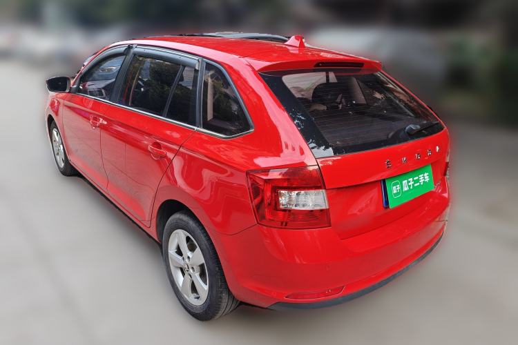 Used Skoda Rapid Spaceback 2019 1.5L Automatic Comfort Edition Rear Left 45 Deg
