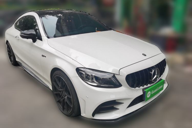 Used Mercedes-Benz C-Class AMG 2019 AMG C 43 4MATIC Coupe Front Right 45 Deg