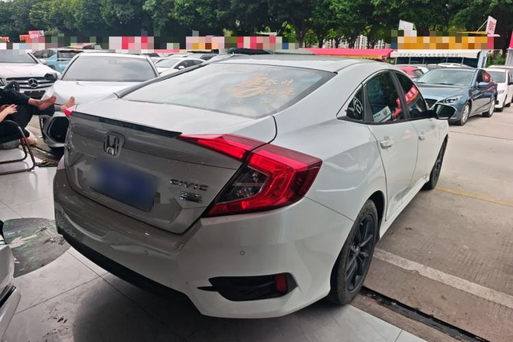 Used Honda Civic 2019 220TURBO CVT Dynamic Edition China VI Rear Right 45 Deg