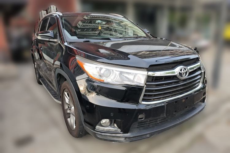 Used Toyota Highlander 2015 2.0T Four-Wheel Drive Luxury Edition 7-Seater Front Right 45 Deg