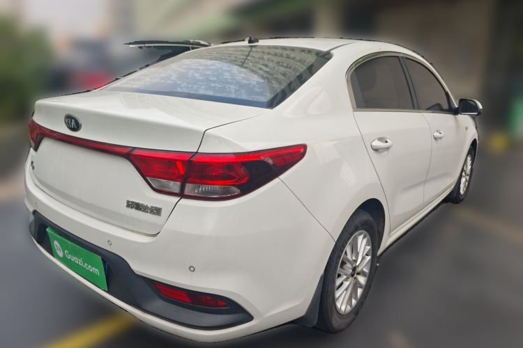 Used Kia K2 2017 Sedan 1.4L Manual Transmission GLS Rear Right 45 Deg