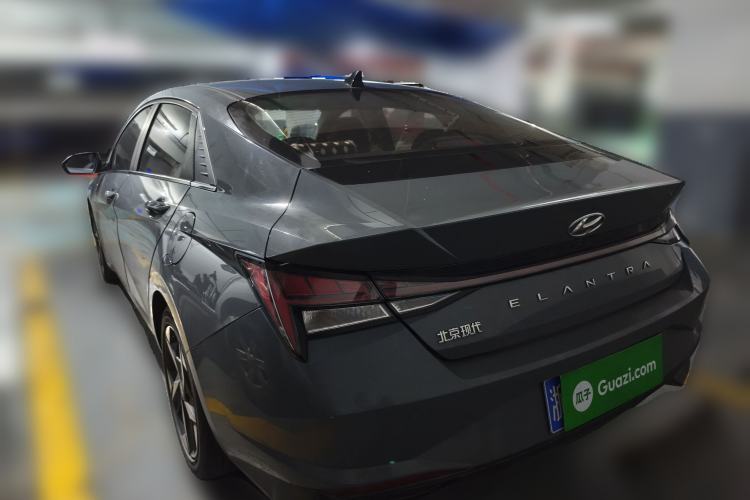 Used Hyundai Elantra 2022 1.5L CVT LUX Prestige Edition Rear Left 45 Deg