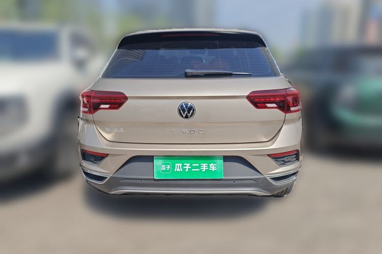 Used Volkswagen T-ROC 2021 280TSI DSG Two-Wheel Drive Comfort Connect Edition Rear