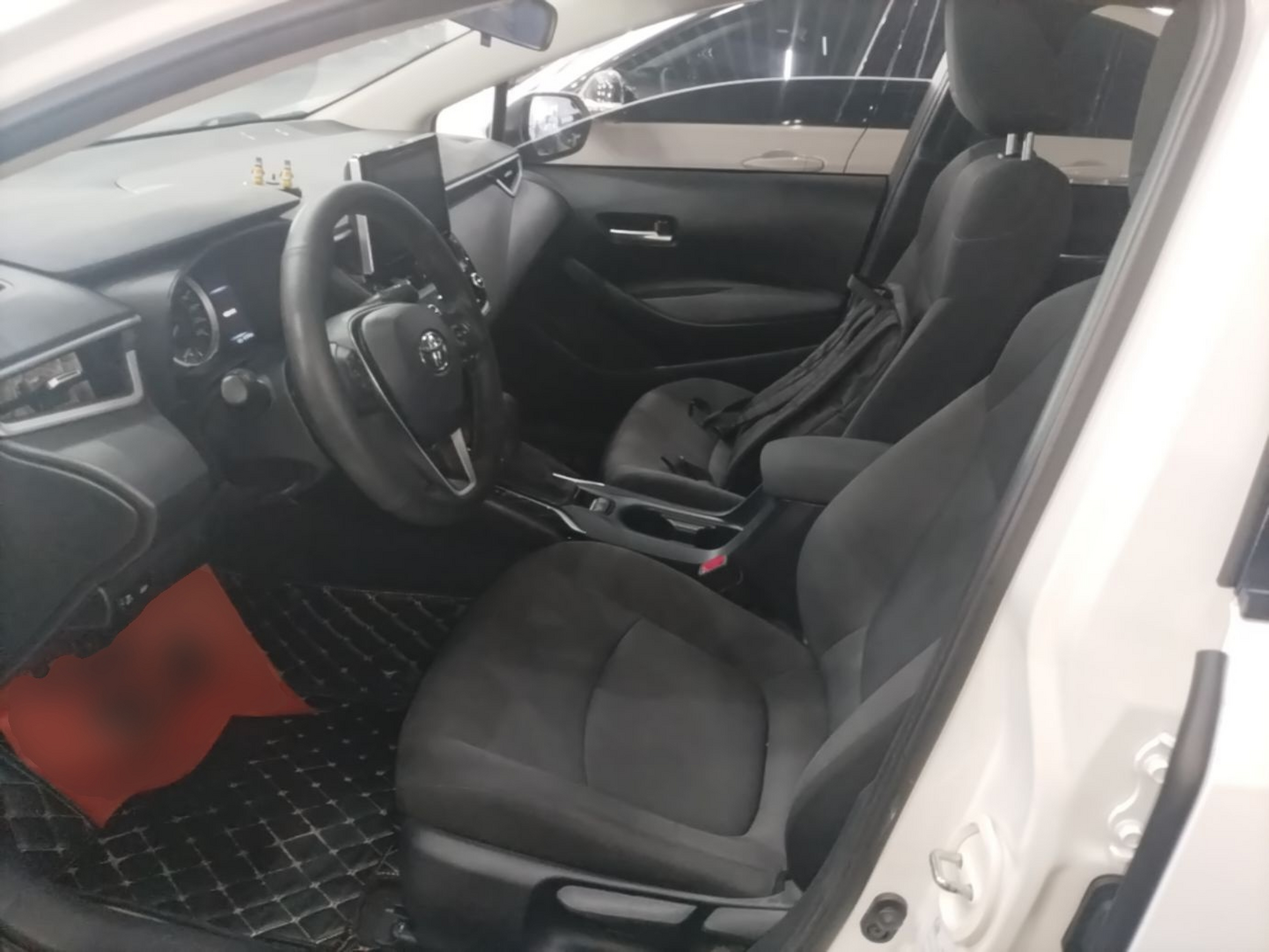 Vordere Reihe im Auto