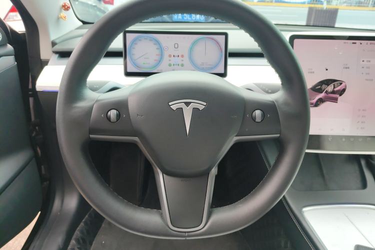 Used Tesla Model 3 2021 Performance High-Performance All-Wheel-Drive Version 3D6 Steering Wheel
