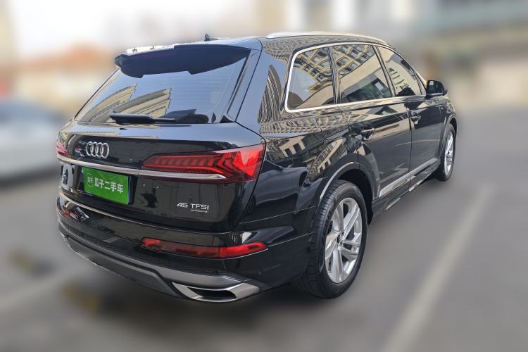 Used Audi Q7 2023 45 TFSI quattro S line Sport model Rear Right 45 Deg