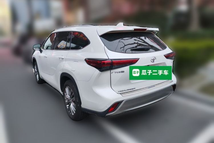 Used Toyota Highlander 2024 2.5L Smart Electric Hybrid Dual-Engine Four-Wheel Drive Prestige Version – 7 Seats Rear Left 45 Deg