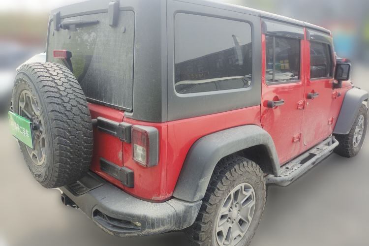 Used Jeep Wrangler 2017 3.6L Rubicon Four-Door Comfort Edition Rear Right 45 Deg