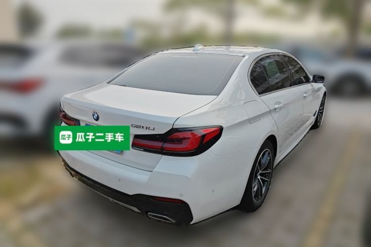 Used BMW 5 Series 2021 525Li M Sport Package Rear Right 45 Deg