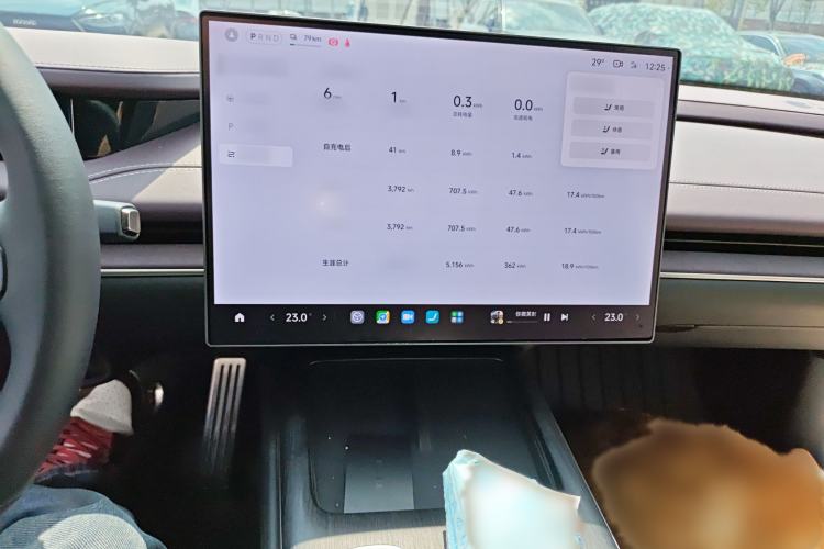 Used Xiaomi Auto SU7 2024 Four-Wheel Drive Ultra-Long Range Advanced Intelligent Driving Max Edition Audio And AC Panel