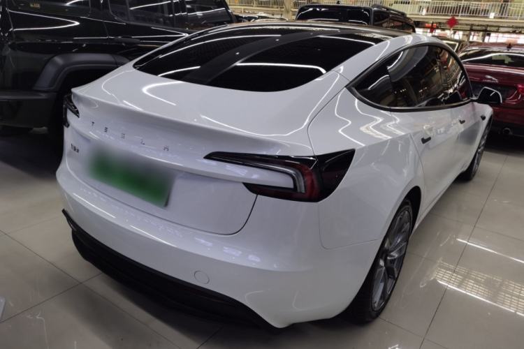 Used Tesla Model 3 2023 Long-Range All-Wheel-Drive Version Rear Right 45 Deg