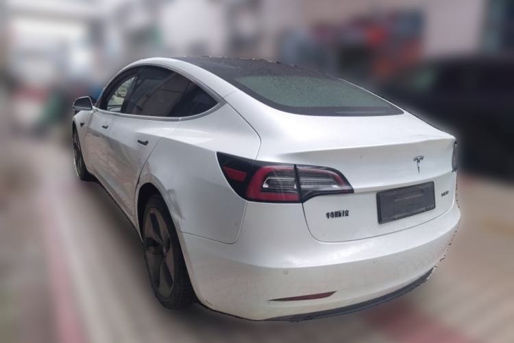 Used Tesla Model 3 2019 Standard Range Rear-Wheel Drive Upgraded Version (52 kWh) Rear Left 45 Deg