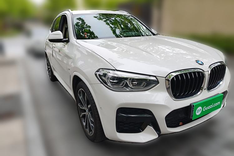 Used BMW X3 2020 xDrive30i Luxury Model with M Sport Package Front Right 45 Deg