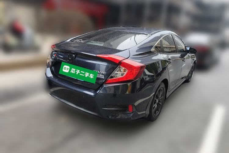 Used Honda Civic 2021 HATCHBACK 220TURBO CVT Trendy Cool Edition Rear Right 45 Deg