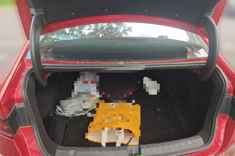 Used BYD Qin PLUS 2021 EV 400KM Luxury Model Trunk