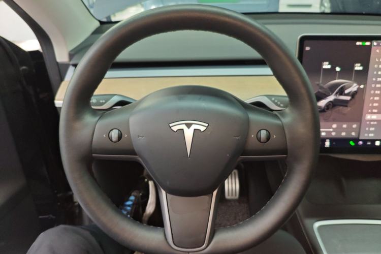 Used Tesla Model Y 2021 Performance High-Performance All-Wheel-Drive Version Steering Wheel