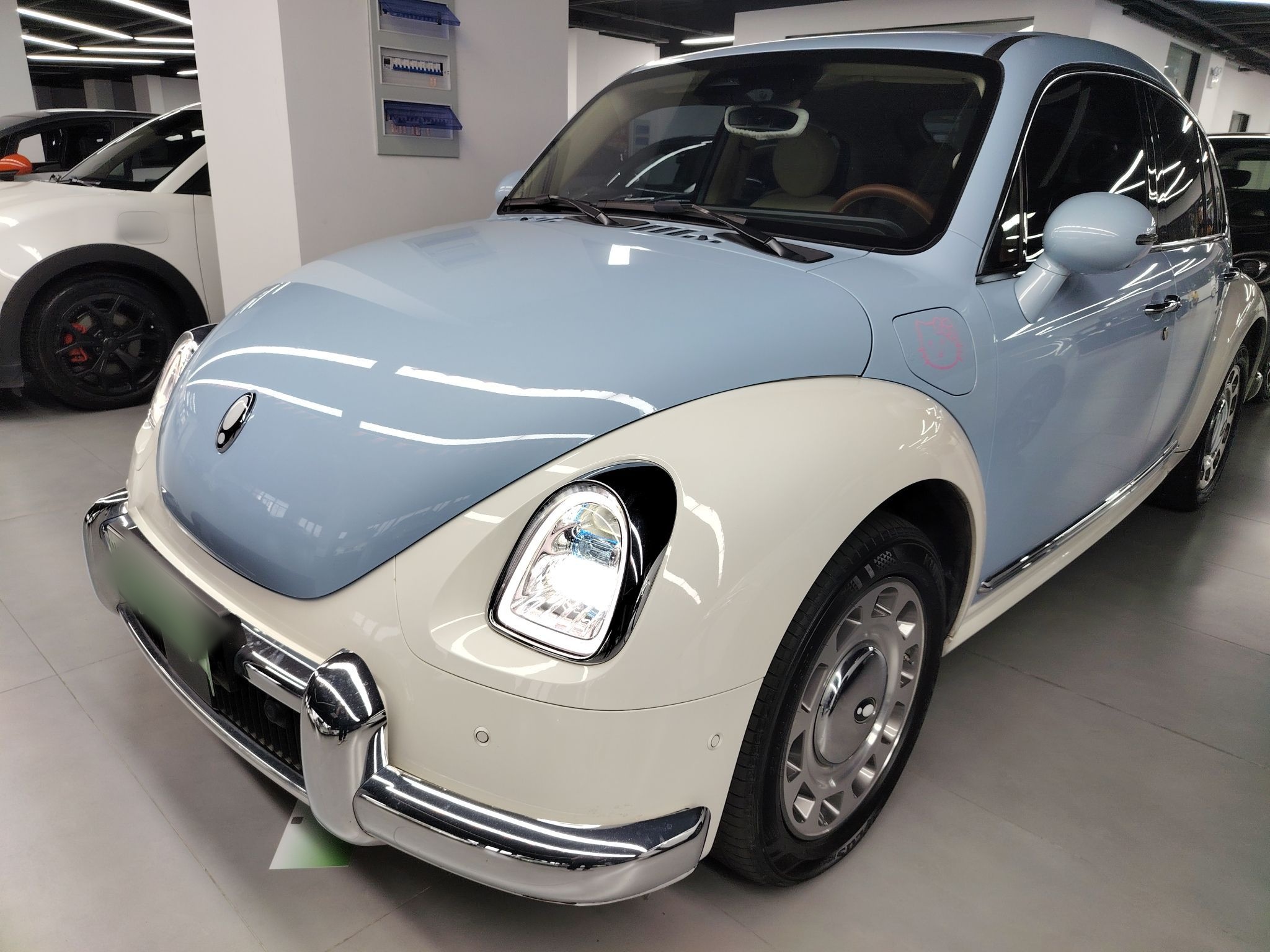 تحت مقدمة السيارة