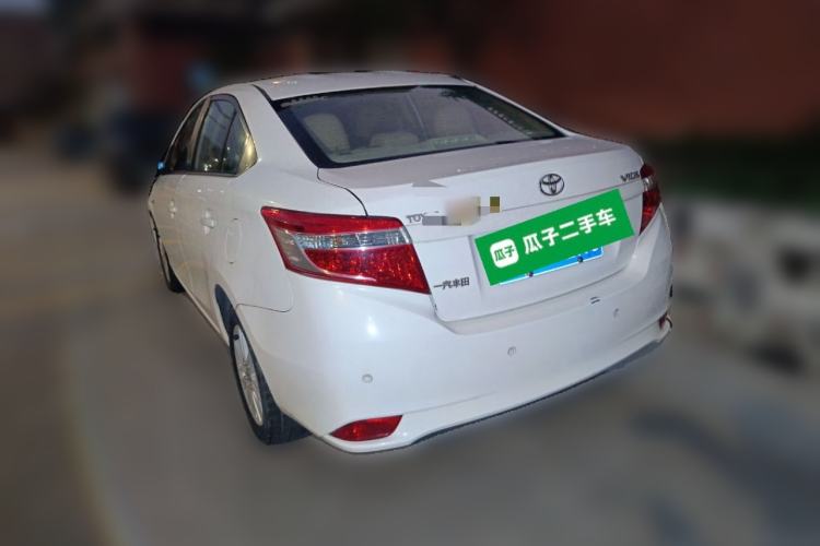 Used Toyota Vios 2014 1.5L Automatic ZhiZhen Edition Rear Left 45 Deg