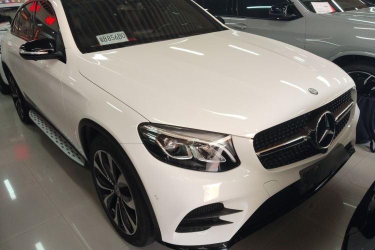 Used Mercedes-Benz GLC Coupe 2017 GLC 260 4MATIC Coupe SUV Front Right 45 Deg